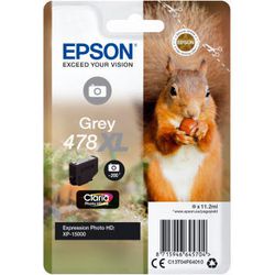 Inktcartridge epson 478xl claria photo hd grijs