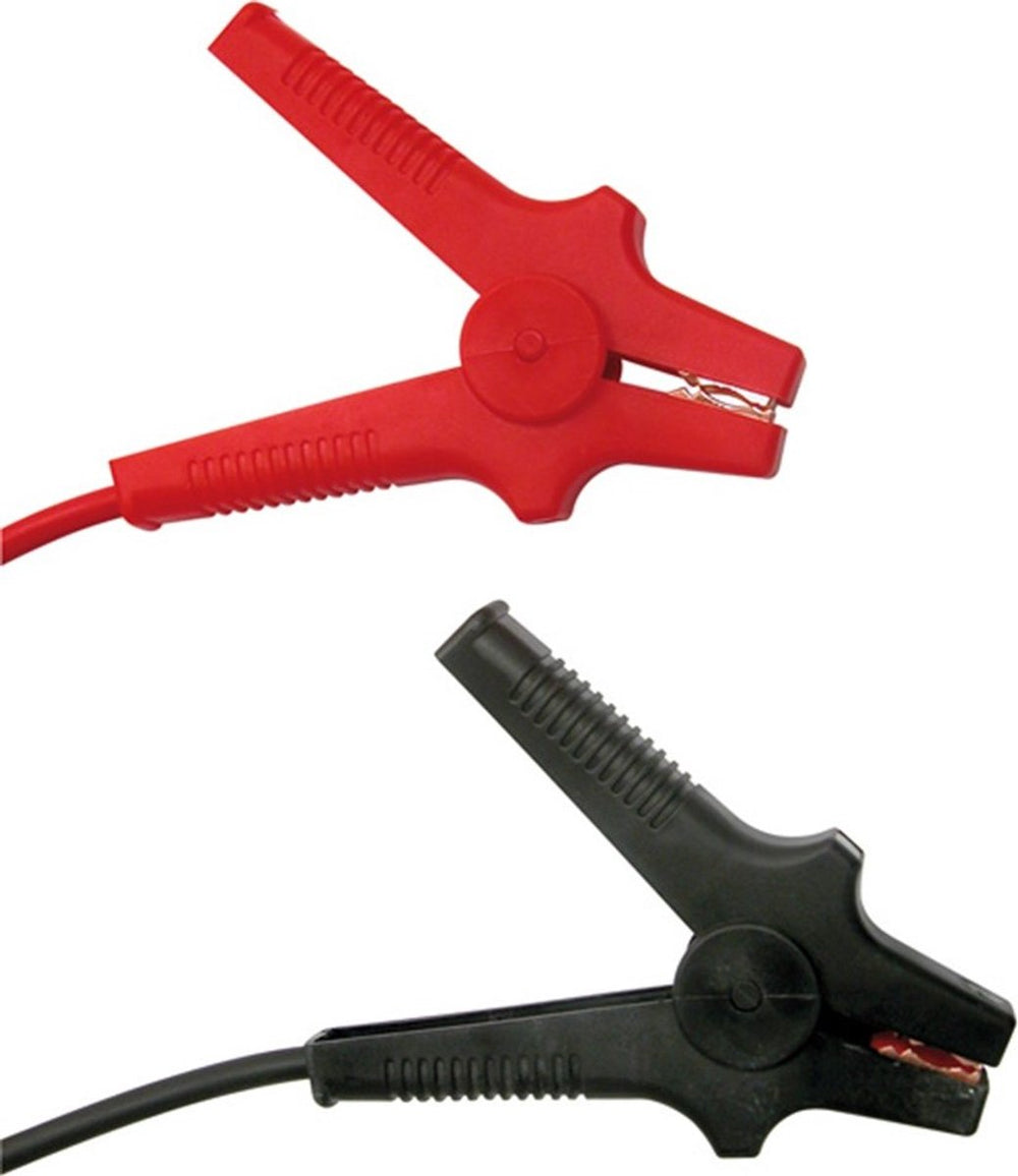 Carpoint startkabel set – voor 12 24 volt - kleur gecodeerde kabels – voor benzinemotoren tot 2500cc –– met volledig geïsoleerde klemmen – met tüv gs din72553 product certificering - kabellengte 3.5 meter