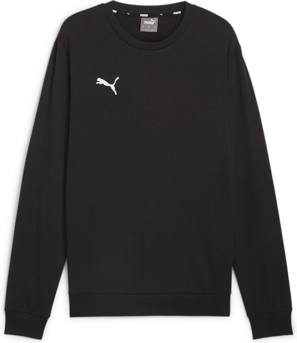 Puma teamgoal casuals crew neck sweat heren sporttrui - black- white
