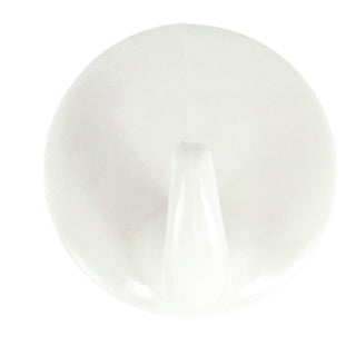 Metaltex plakhaken 3 stuks wit