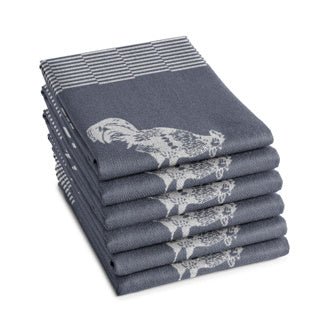Ddddd theedoek goedemorgen 60x65 blauw