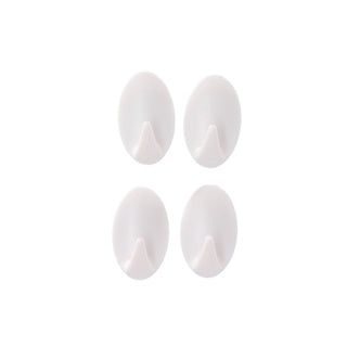 Metaltex plakhaken 4 stuks klein | 10 stuks