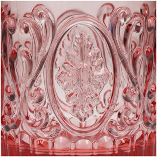 Overige merken beker beker 8,9x9,5 cm roze transparant