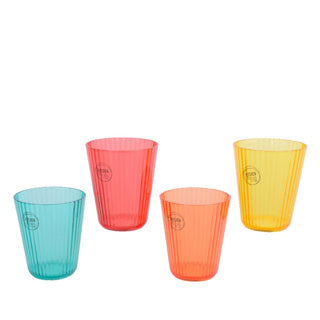 Bekers plastic set van 4 | 2 stuks