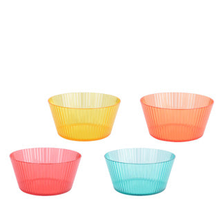 Schaal plastic set van 4 | 3 stuks