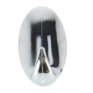 Metaltex plakhaken 4 stuks verchroomd ovaal | 10 stuks