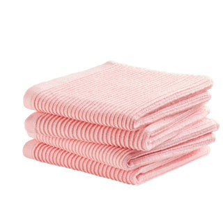 Ddddd vaatdoek basic pastel roze 30 x 30 cm set 4