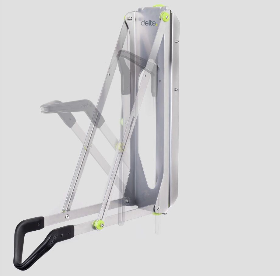 Oranje donkey verstelbare fietsenrek delta cyclus 20-29 - zilver