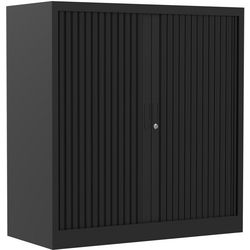 Roldeurkast chs105120 zwart 120 x 45 x 105 cm