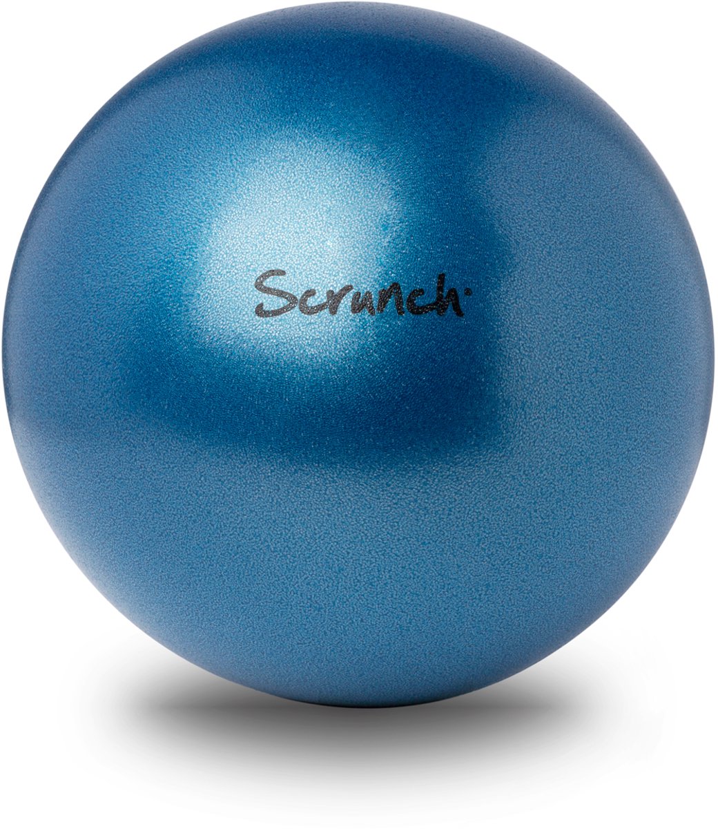 Scrunch bal - blauw - opvouwbaar - recycleerbaar