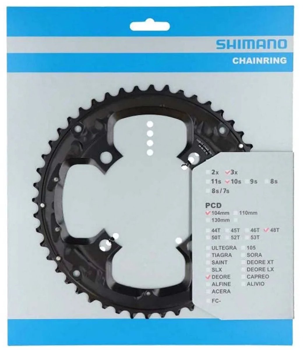 Shimano blad 48t deore 10v 4-arm y1we98010