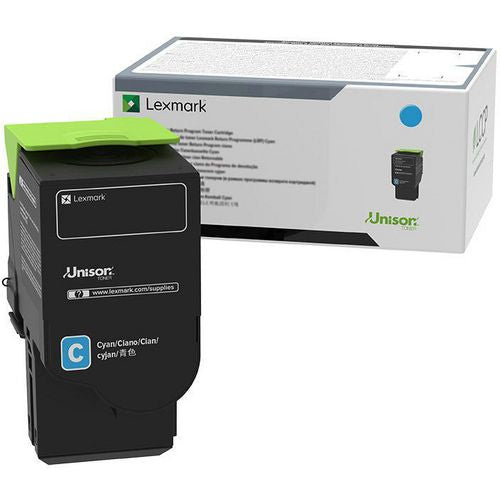 C-sku tonercartridge lexmark 78c2xce cyaan