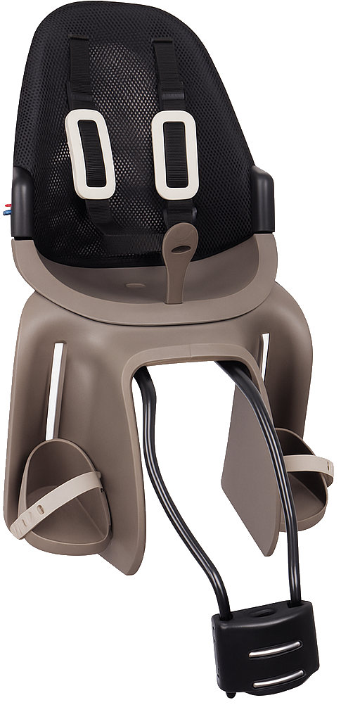 Qibbel achterzitje luchtframe zwart lichtbruin