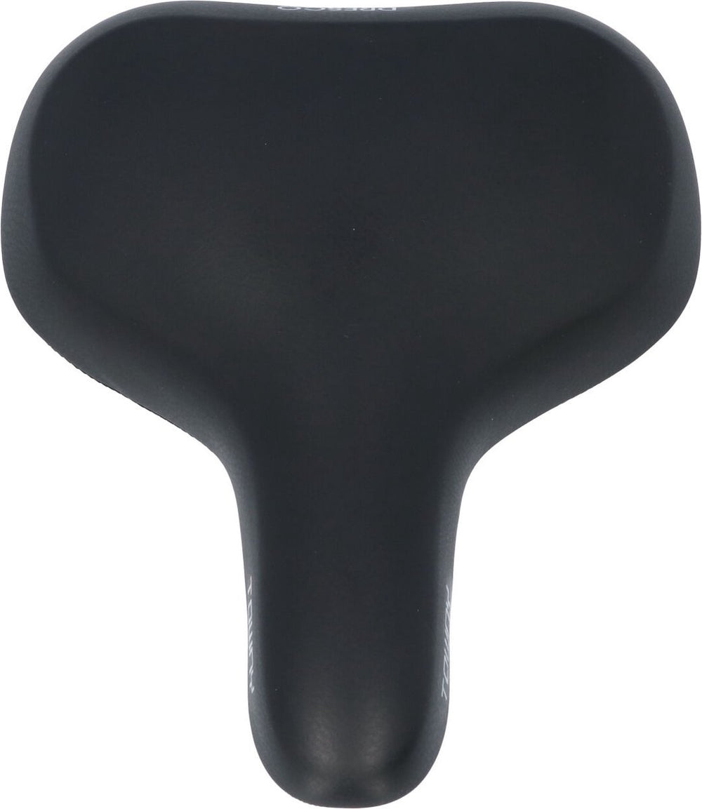 Dresco fietszadel towny memoryfoam zwart