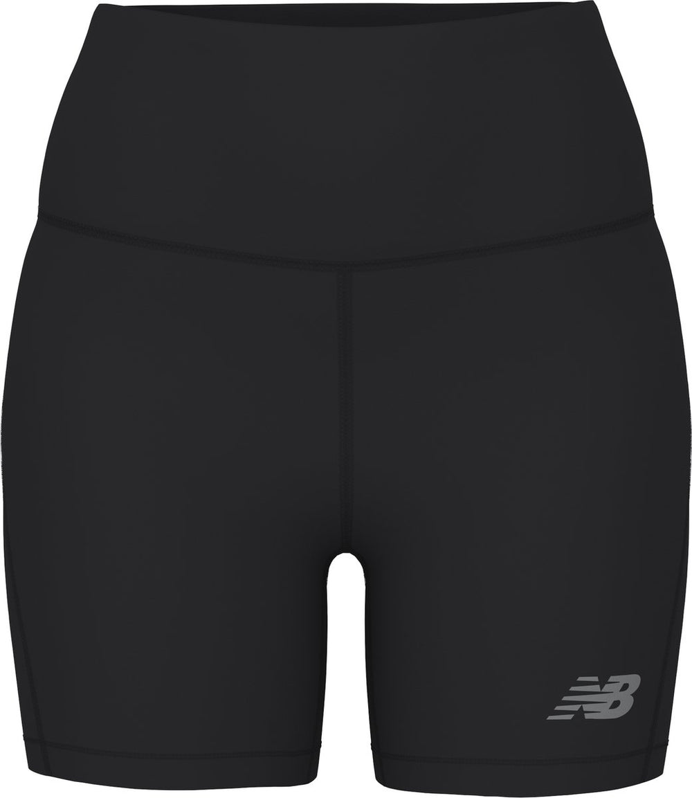 New balance sport fitted short 5 dames sportbroek - black