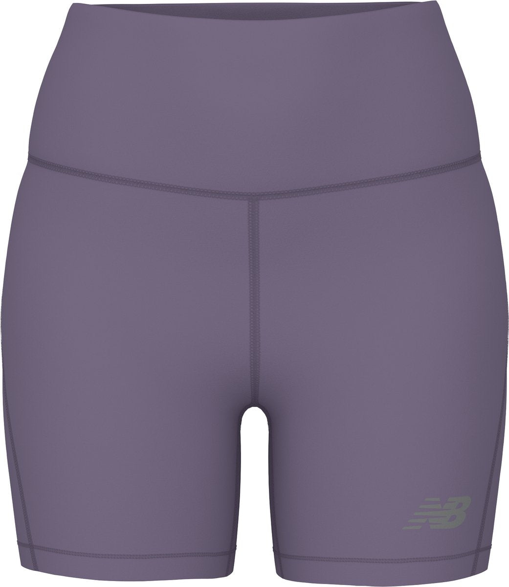 New balance sport fitted short 5 dames sportbroek - candied violet