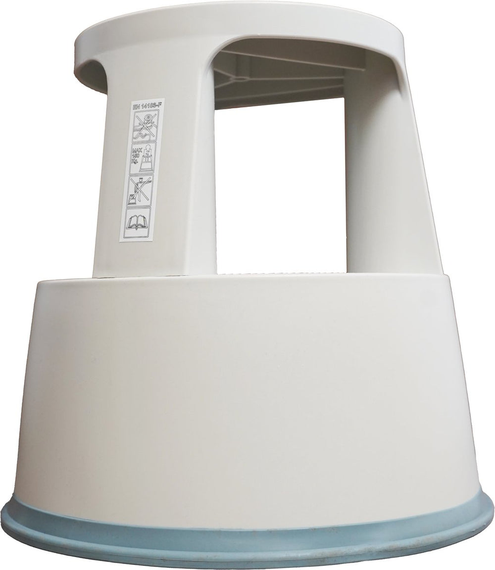 Westcott opstapkruk - 43x29x42cm - lichtgrijs - ac-e91000