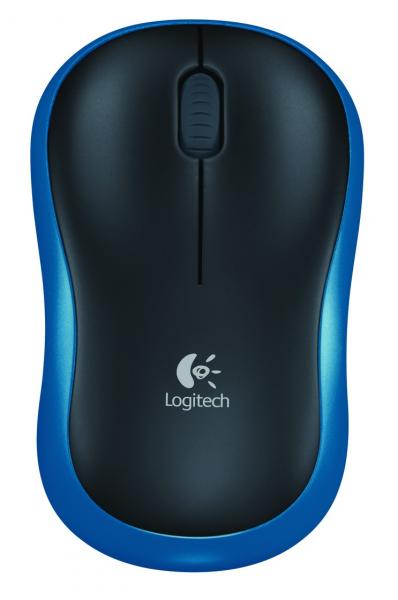Logitech m185 wireless optical mouse blue [rf 2.4ghz, 1000 dpi, 3-button, aa, 10m]