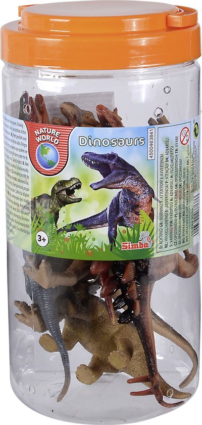 Intro simba 6 dinosaurusdieren in ton