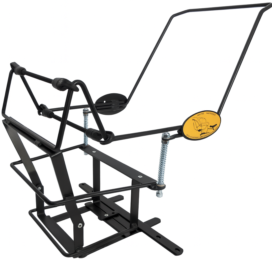 Steco baby-mee bakfiets - zwart