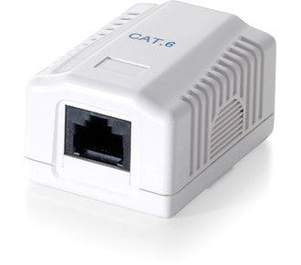 Equip 235211 opbouwdoos 1-poort cat.6 onafgeschermd, wit