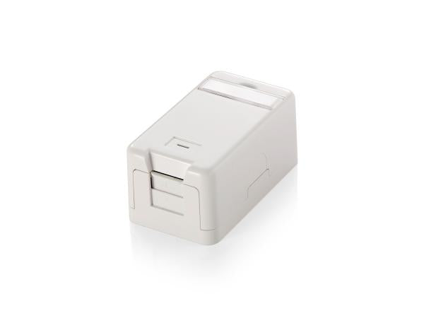 Equip 125121 opbouw keystone box voor 1 keystone jack, wit