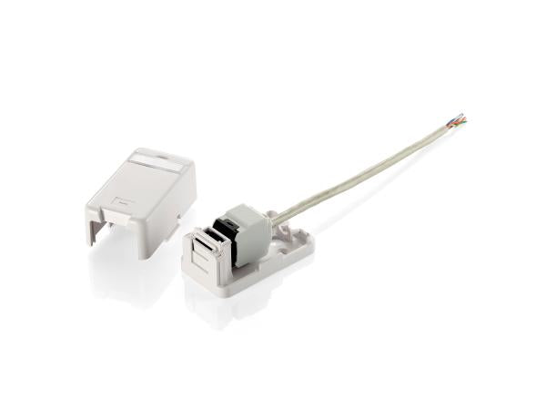 Equip 125121 opbouw keystone box voor 1 keystone jack, wit