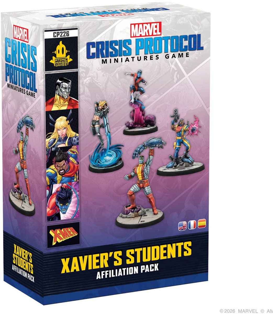 Atomic mass games marvel crisis protocol xavier students affiliation - miniaturen - ongeschilderd en ongeassembleerd