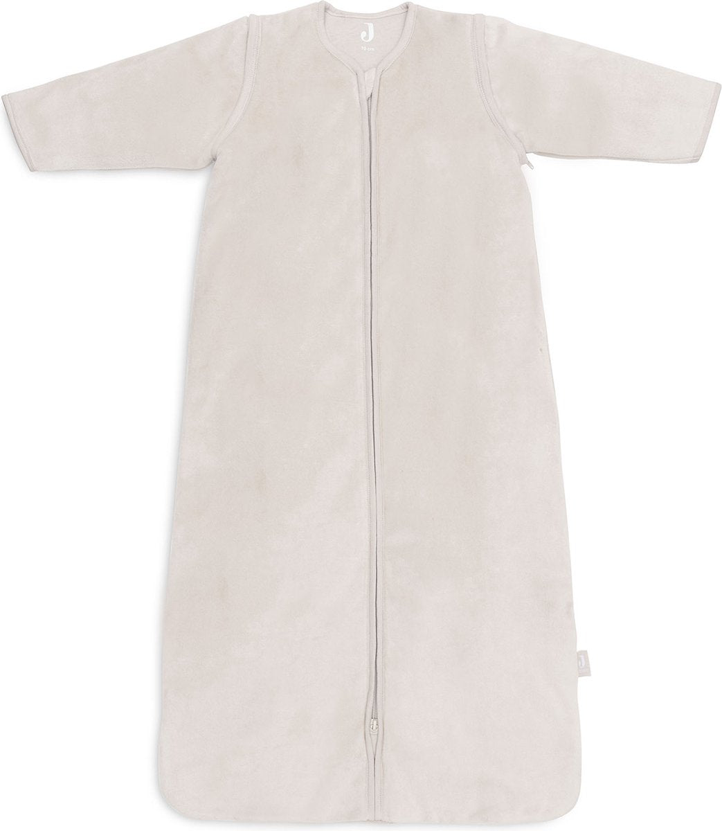 Jollein baby slaapzak winter met afritsbare mouw 70cm velvet - nougat - winterslaapzak