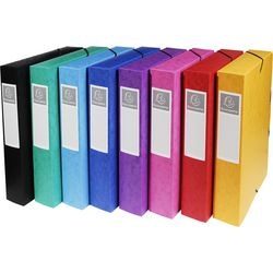 Archiefdoos exacompta 50600e a4 kleurenassortiment