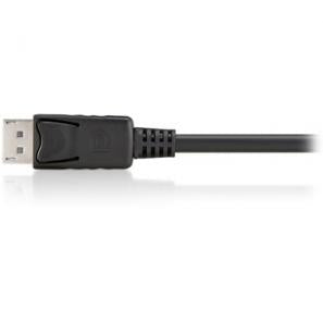 Equip 119331 DisplayPort-kabel met vergrendeling, mm, 1 m, zwart