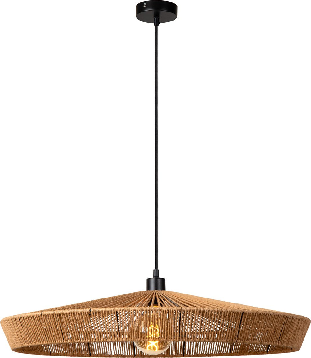 Lucide yunkai - hanglamp - ø 70 cm - 1xe27 - naturel - japandi