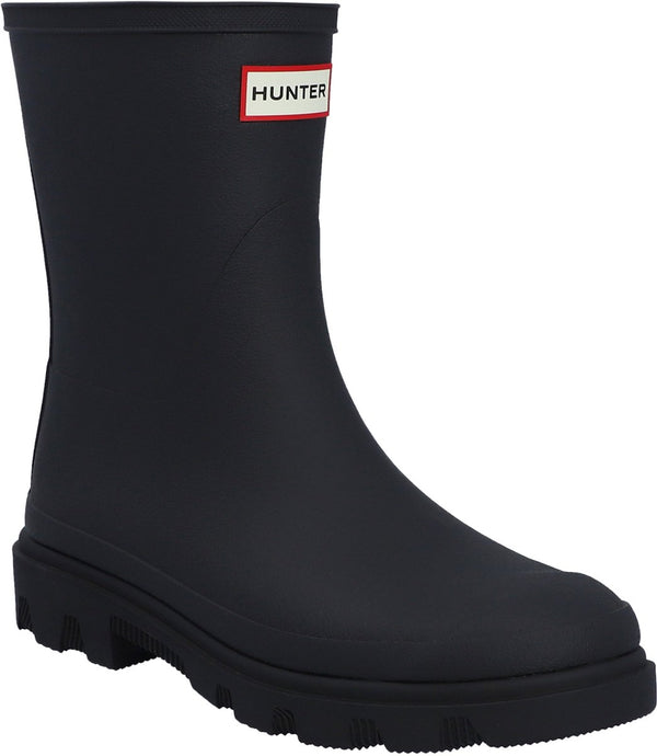 Hunter downpour short insulated boot unisex regenlaarzen - zwart 42