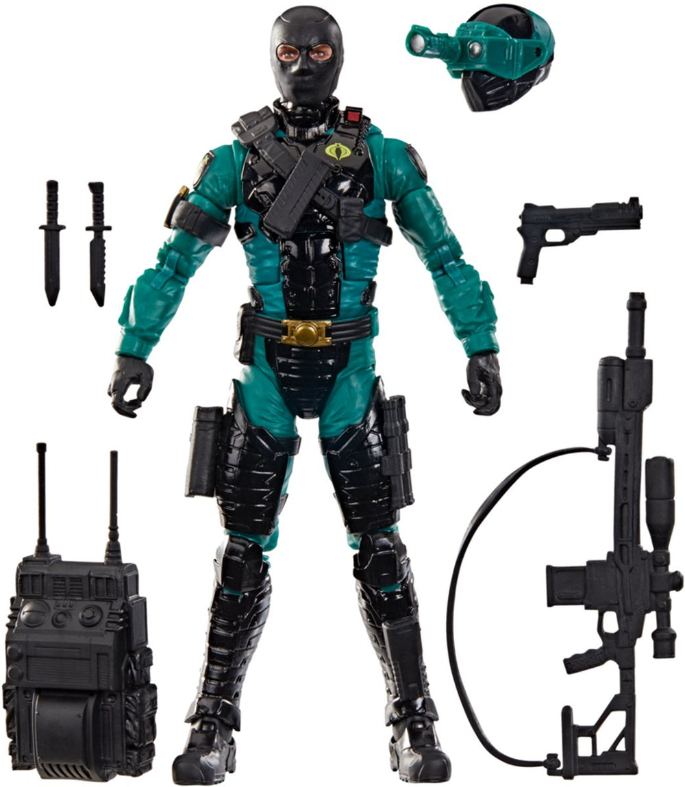 Hasbro g.i. joe - night-viper - figure classified series #187 15cm
