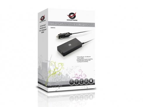Conceptronic cnb90car universele notebook autoadapter, 90w