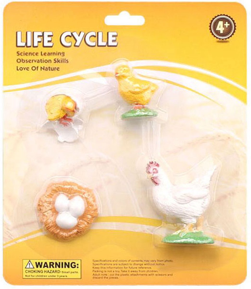 Cycplus levenscyclus haan speelfigurenset