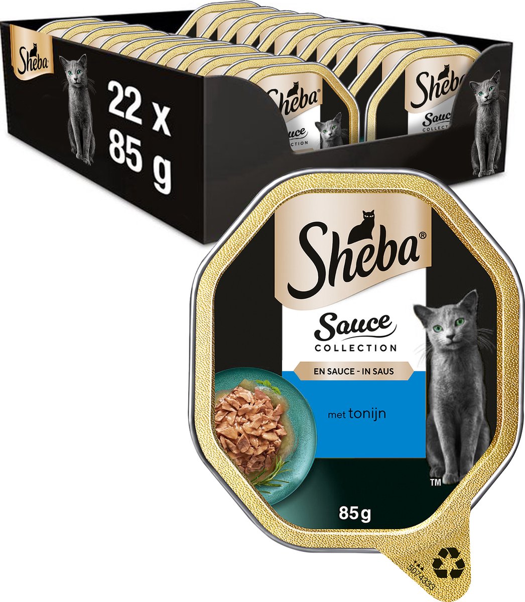 Sheba alu saus liefhebbers tonijn