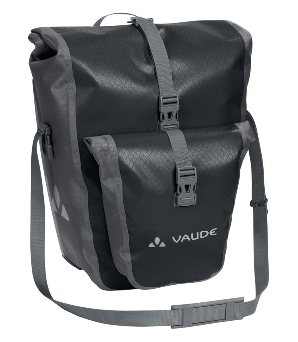Vaude aqua back plus dubbele fietstas - 51l (2x 25,5l) - zwart