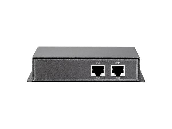 Levelone por-0200 snelle ethernet netwerkrepeater, 2x fe, poe-plus 802.3at, 200m