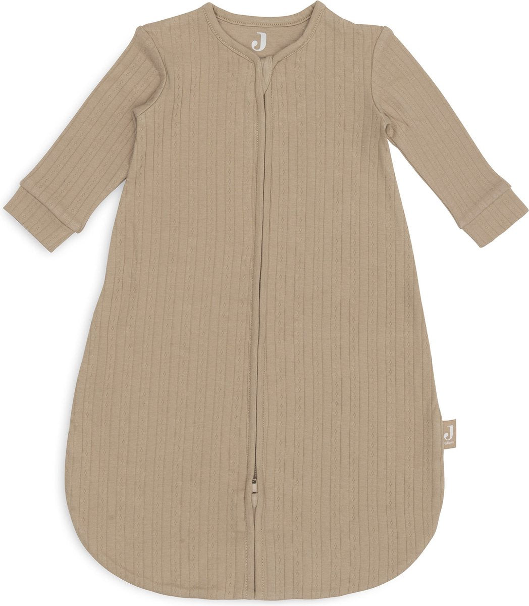 Jollein slaapzak newborn 4-seizoenen 60cm ajour nougat