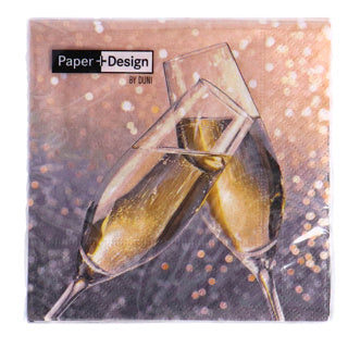 Duni servetten proost 24x24 cm