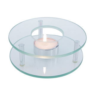 Overige merken thee rechaud warmhoudplaat glas | 3 stuks