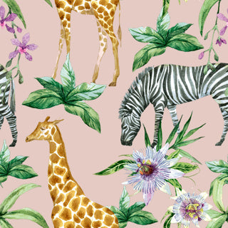 Servetten zebra's giraffen 33x33 cm