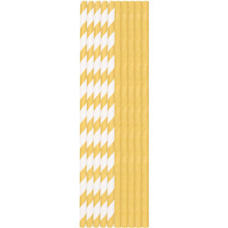 Rietjes, goud 25 stuks papier