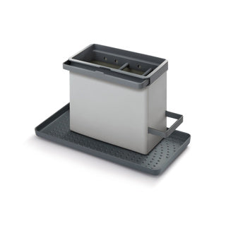 Metaltex keukenhulpjes netjes tex gootsteen organizer 24x13x14 cm grijs