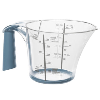 Maatbeker 0,6 l hok horizon blauw