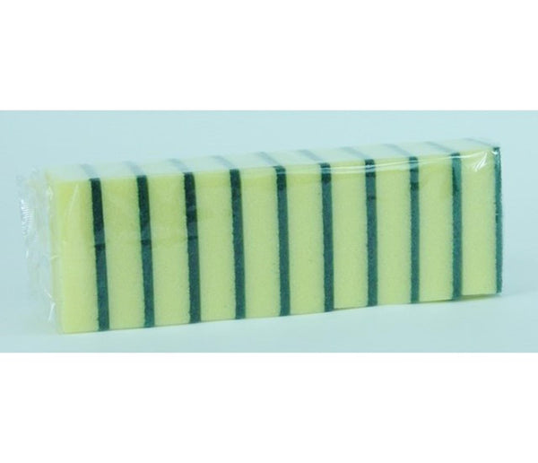 Luva schuurspons ca. 100x70x28 mm à 10 geel
