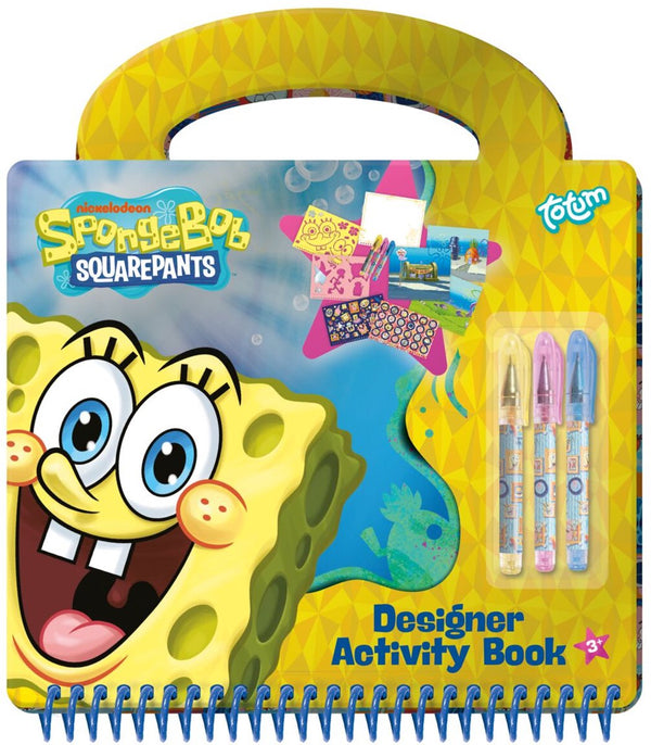 Totum spongebob doeboek - activiteitenboek - tekenen, schrijven en stickeren - 20 pagina's - speelgoed kinderen - knutselen - voor meisjes en jongens - ook voor kleuters - vanaf 3 jaar -
