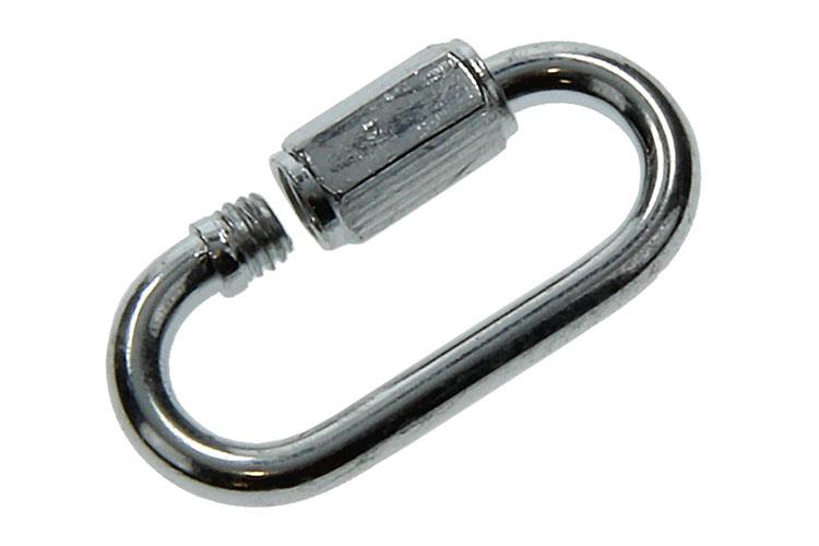 Mack 1006842 - 2 loze schakels verzinkt+moer bl 3,5mm | 5 stuks
