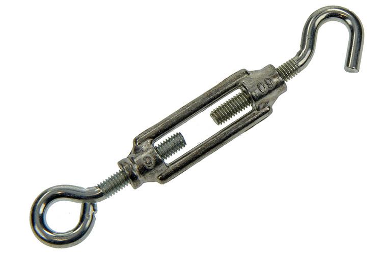 Mack 1006872 - 2 spanners: oog + haak verzinkt m6x60mm bl | 5 stuks
